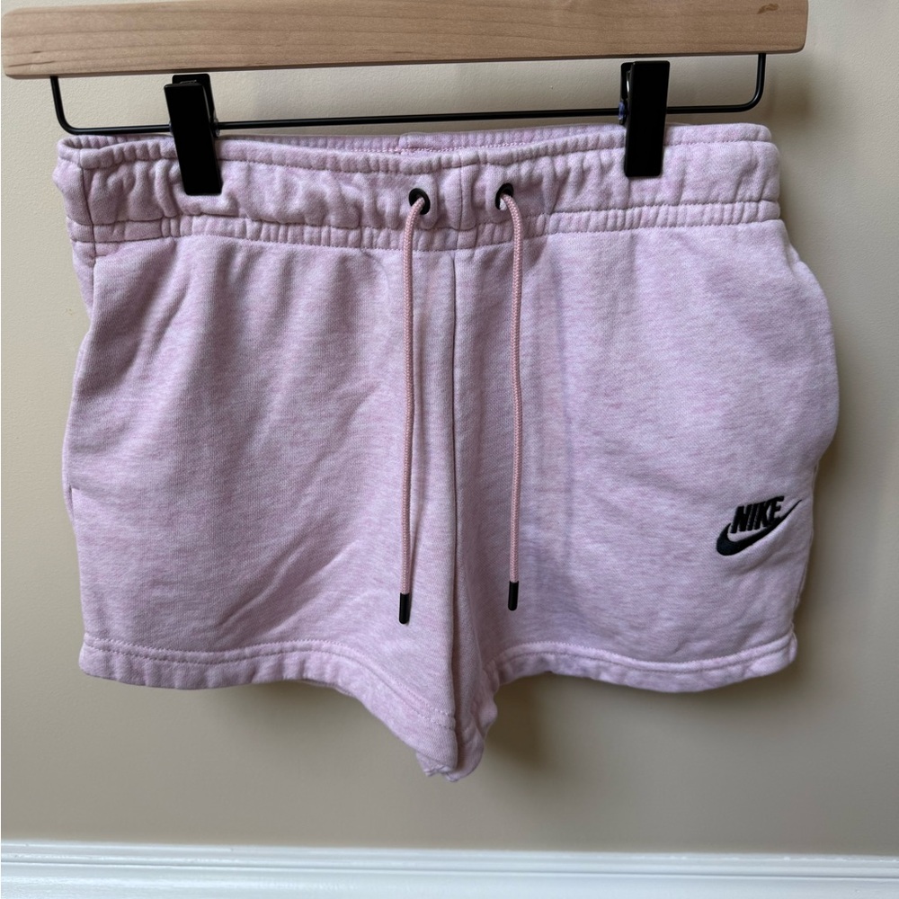 Nike Women's Soft Pink Athletic Shorts - Picture 1 of 4